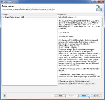 Step 4 - Eclipse Marketplace Install Dialog